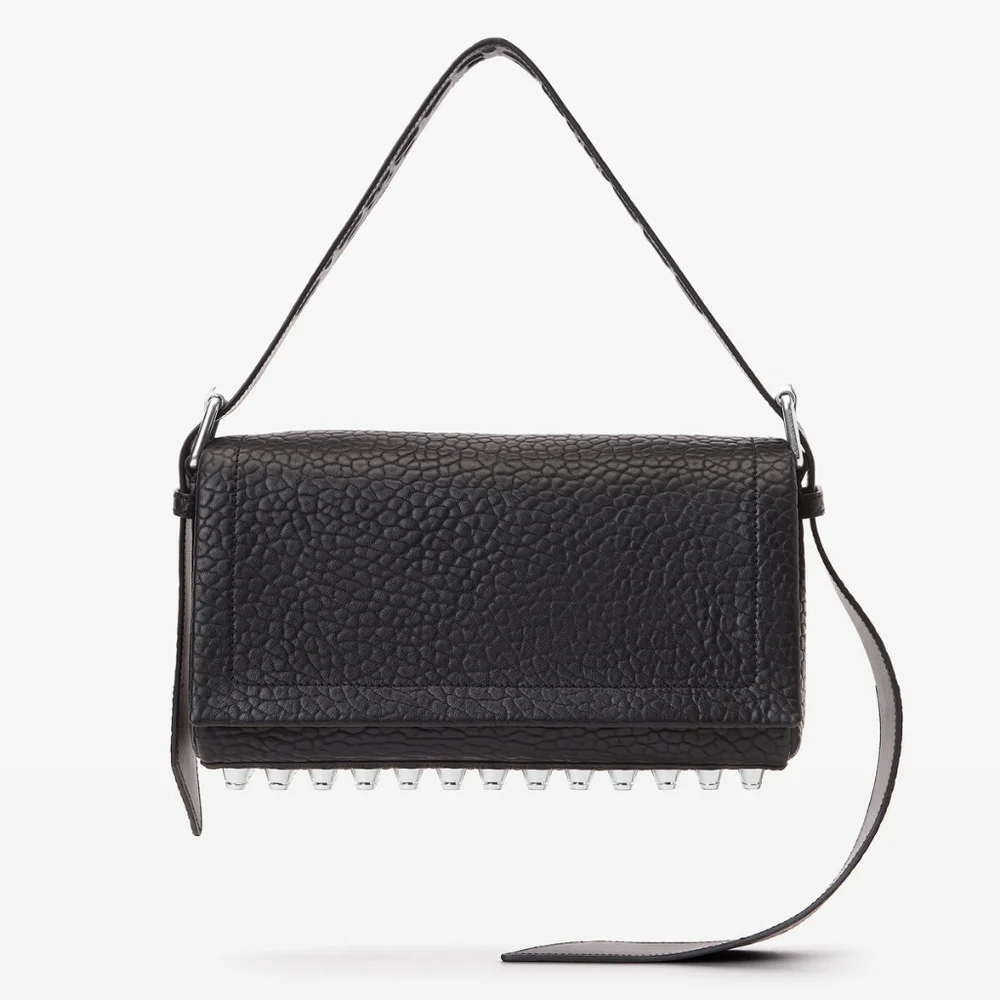 Alexander Wang Ricco Black Textured Leather Bag (Medium) - Picture 2 of 15